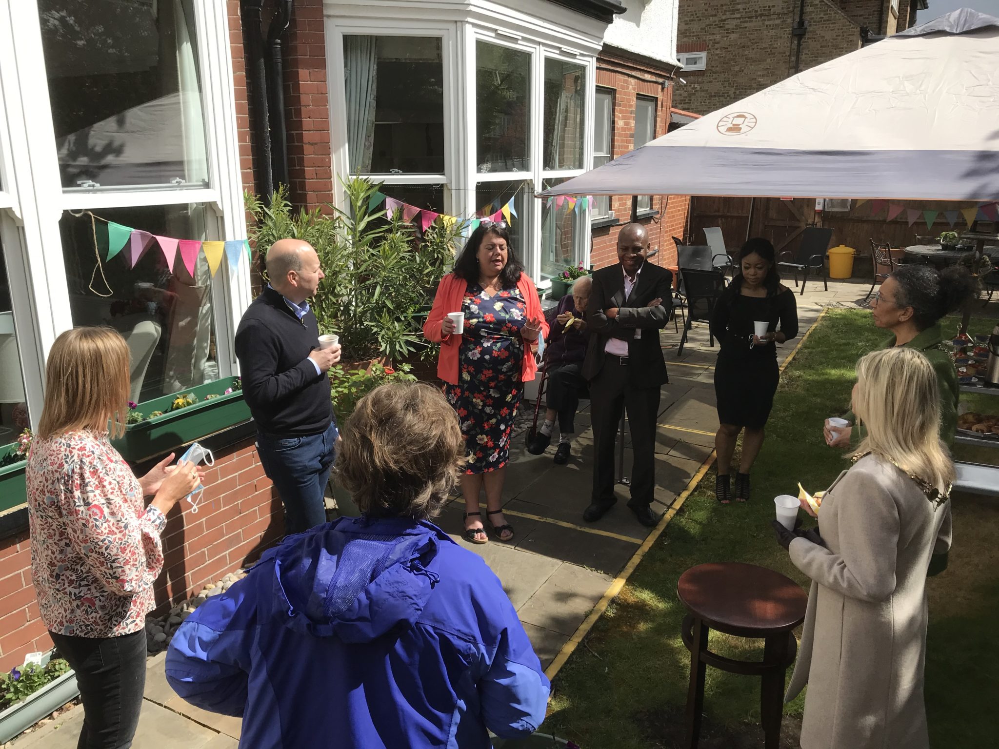 Mayor of Sutton visits local care home Sutton Care Hub