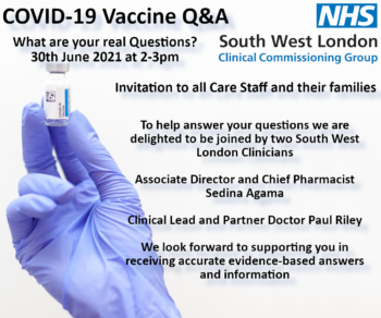 COVID-19 Vaccine Q&A: What are your real Questions? (30th July)