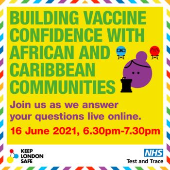 Building Vaccine Confidence with African and Caribbean Communities – Event this Wednesday